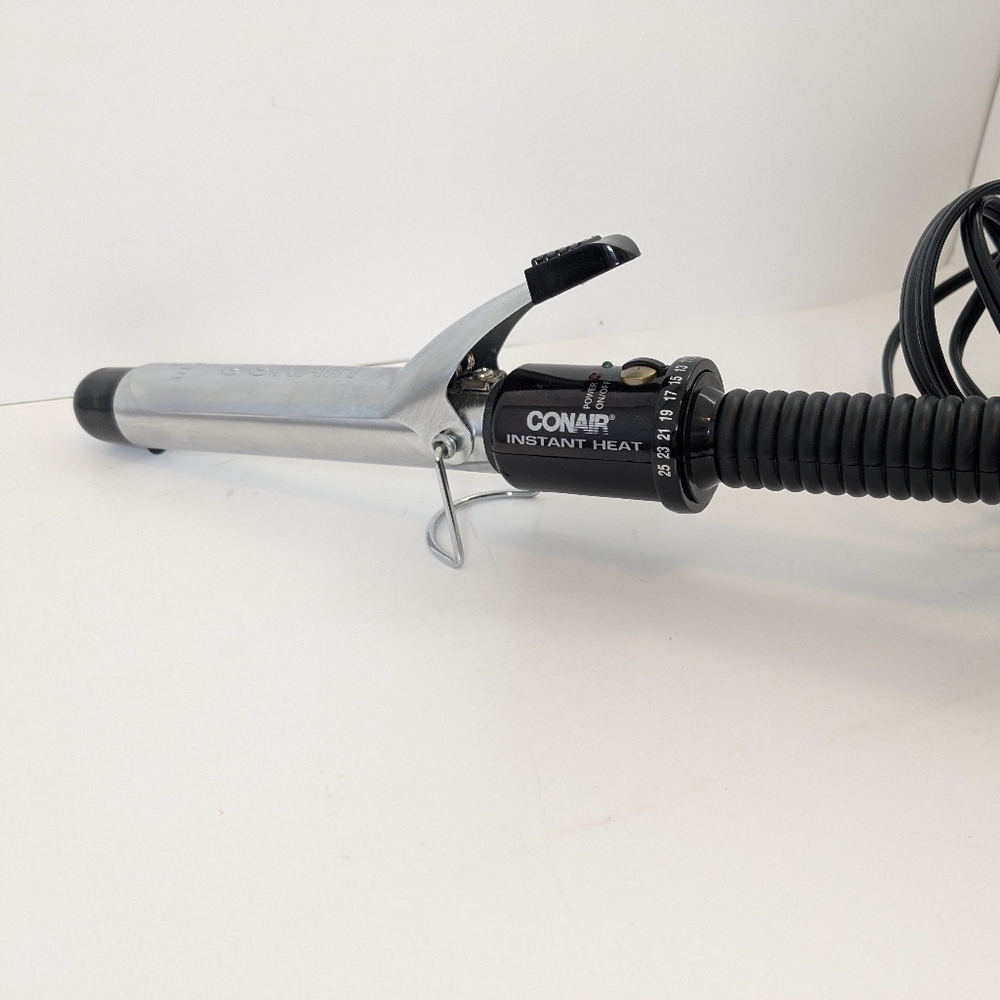 Conair Instant Heat 1" Curling Iron Tested Works With Hot Storage Travel Bag